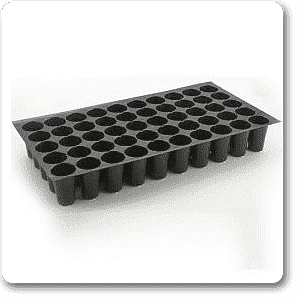 Buy Seedling Tray 50 Cells (Big Cells) - Set of 3 Trays Online | Urvann.com Seedling Tray 50 Cells (Big Cells) - Set of 3 Trays