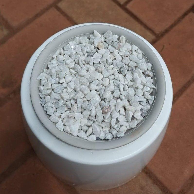 Buy Decorative White Unpolished Chips - 1 kg Online | Urvann.com Decorative White Unpolished Chips - 500 g