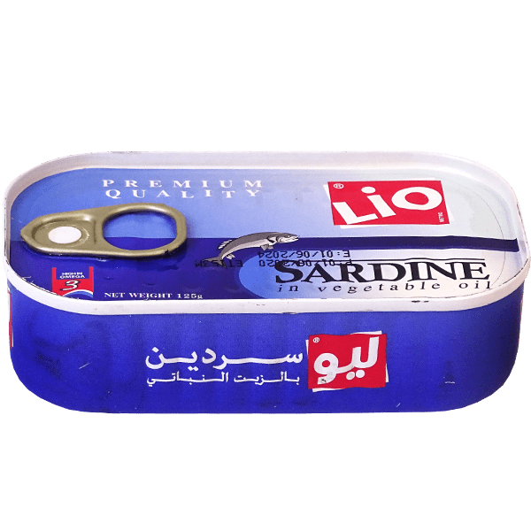 Sardines In Vegetable Oil Lio 125g