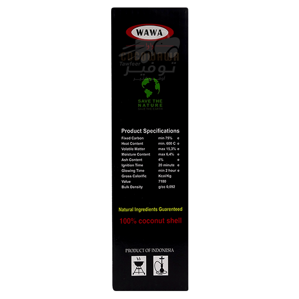 Charcoal Coco WAWA 3kg