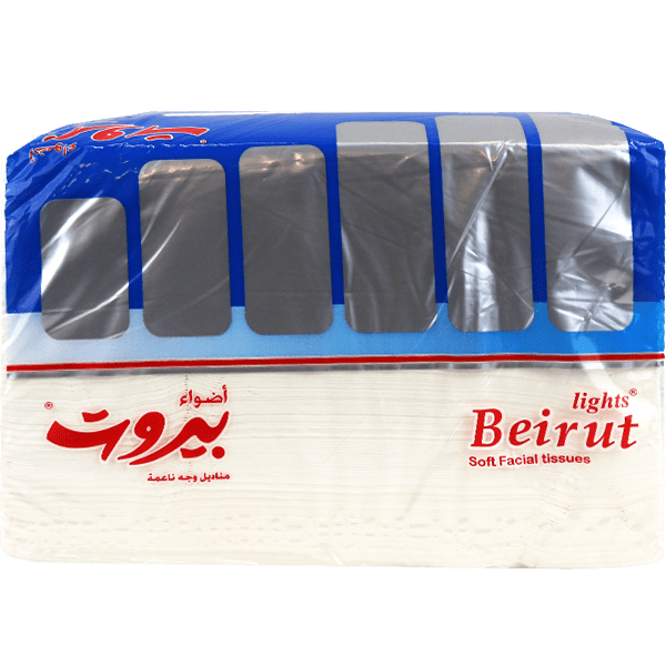 Soft Facial Tissues Beirut 325 Pieces Double Layered