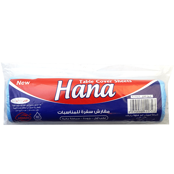 Tafel Cover Sheets Hana 100x100cm 50 Pieces