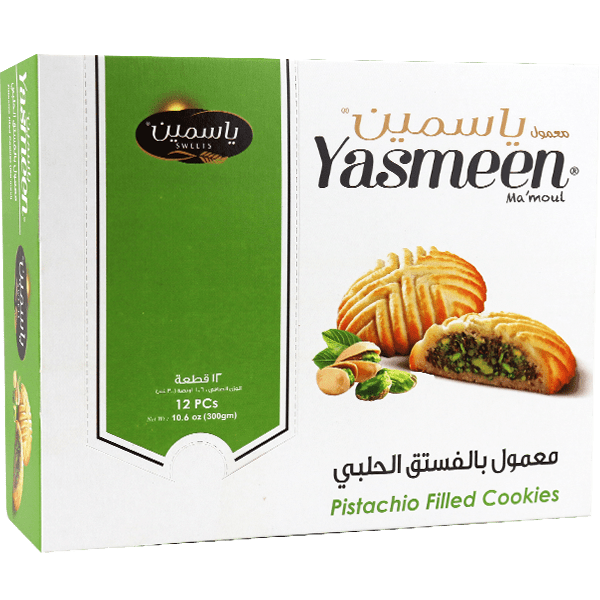 Pistachio filled cookies Yasmeen 300g