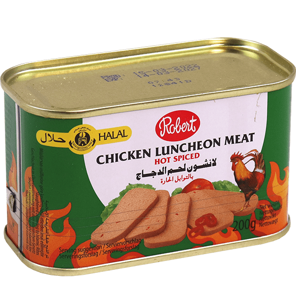 Luncheon Chicken Hot Robert 200g