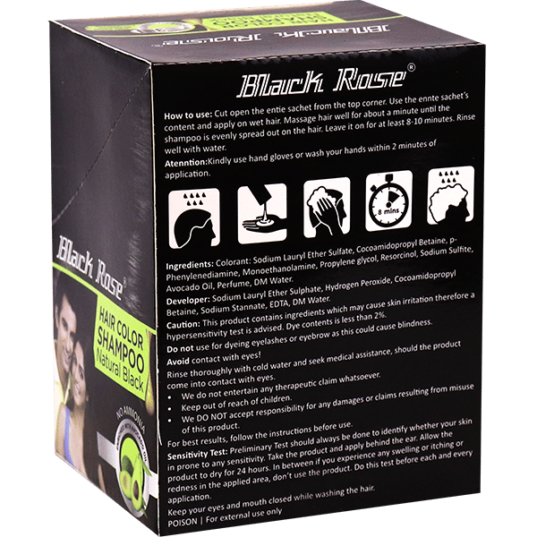 Coloring Shampoo Black 180ml