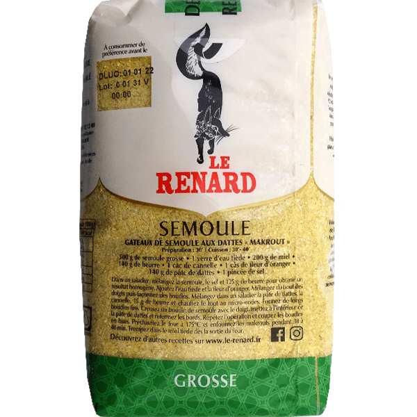 Semolina Coarse Le Renard 1kg