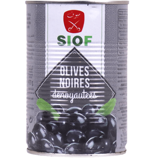 Black Olives Without Pit Siof 420g