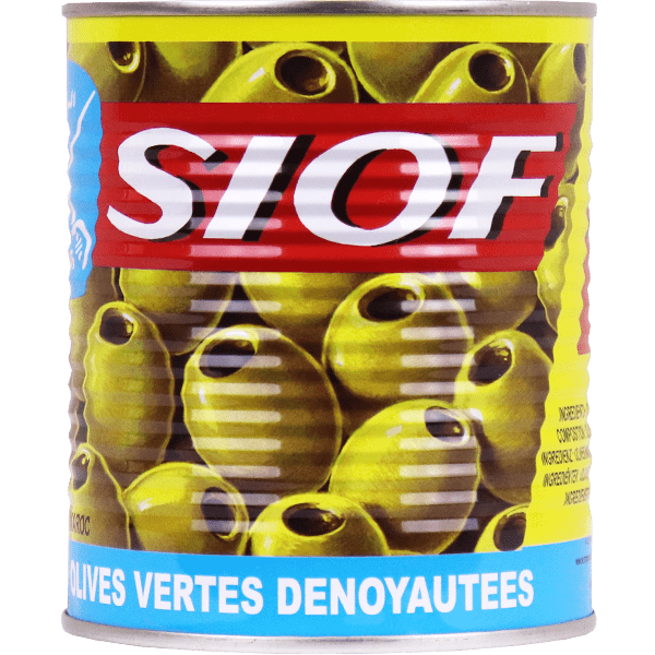 Green Olives Without Pit Siof 850g