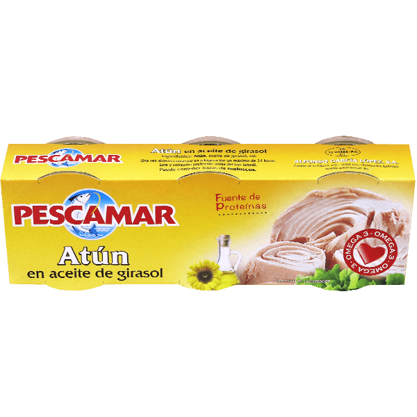 Tuna In Oil Pescamar 80g 3 Pieces