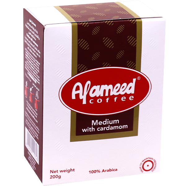 Medium Coffee With Cardemom Alameed 200g