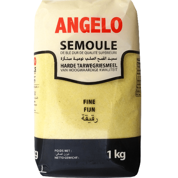 Semolina Fine Coarse Angelo 1kg