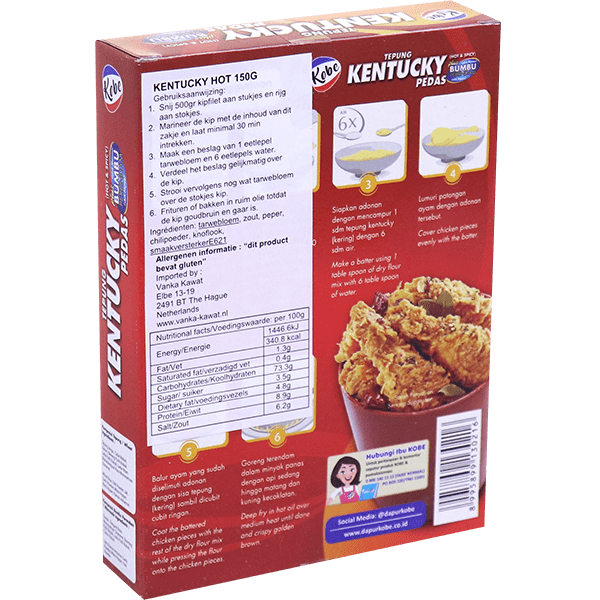 Kentucky Bread Crumbs Spicy 150g