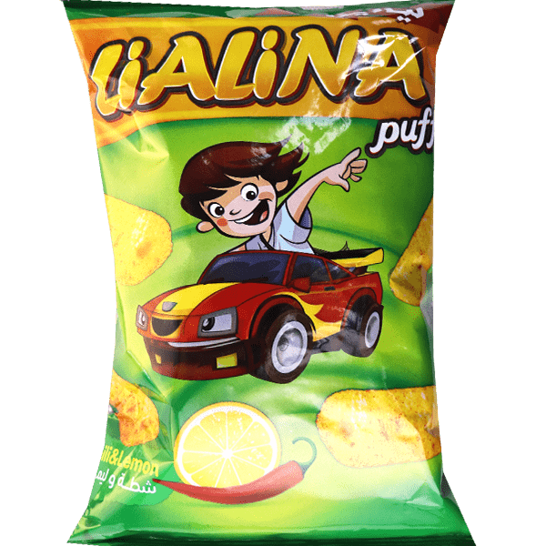 Chips Hot & Lemon Flavor Lialina 75g