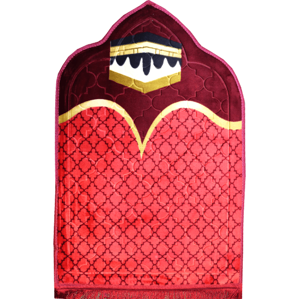 Prayer Rug Mihrab Red 1 Piece