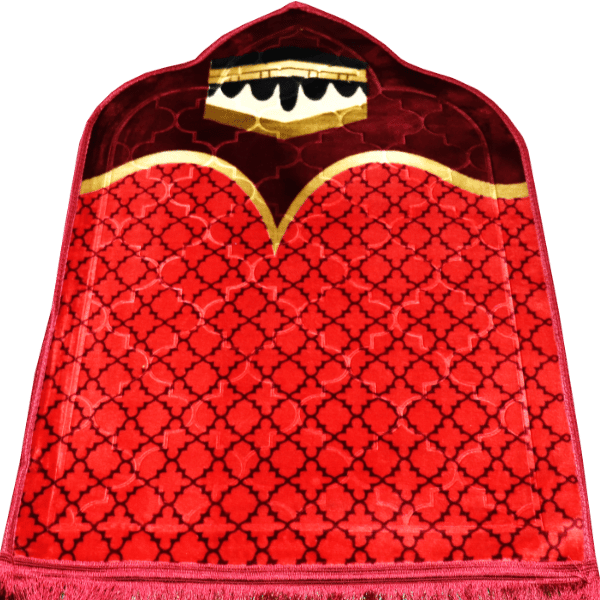 Prayer Rug Mihrab Red 1 Piece