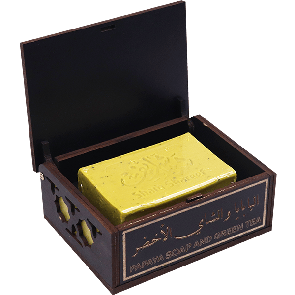 Papaya Soap & Green Tea Sham Sharif 140g