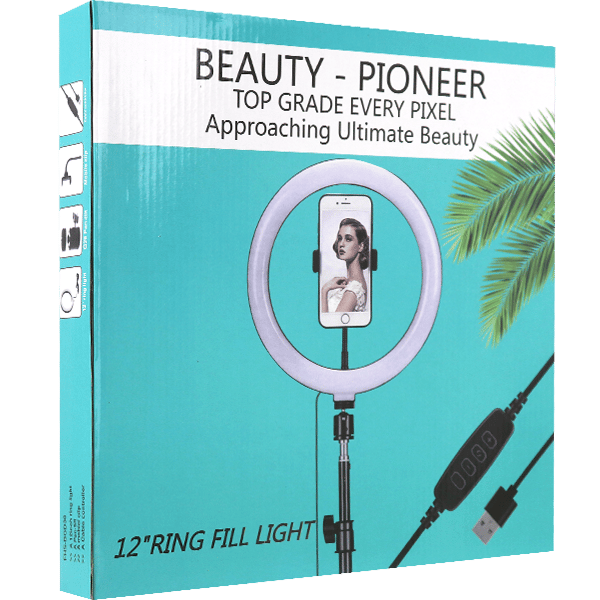 Ring Fill Light Camera 12 Inch White