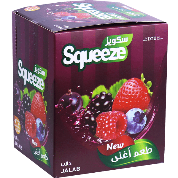 Jalab Instant Powder Drink Squeeze 35g 12 Pieces