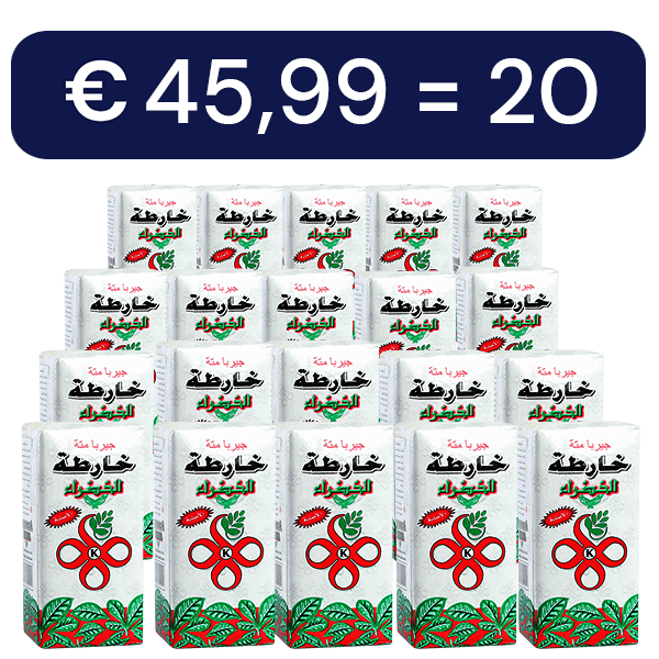 20 Pieces Mate tea Kharta White 250g