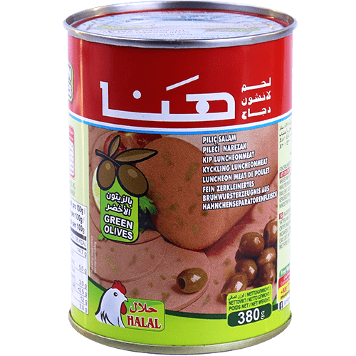 Luncheon Chicken With Green Olives Hana 380g
