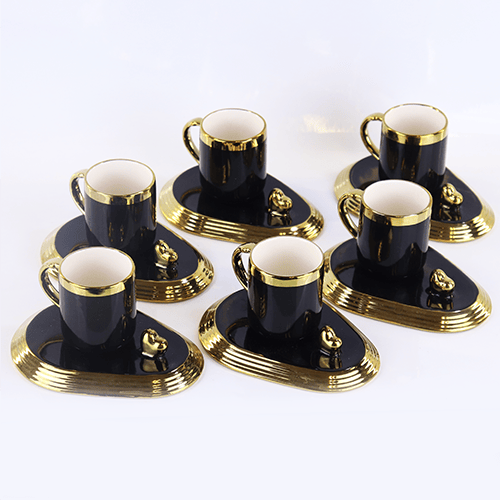 Coffee Cups Set AL-35-16 Black