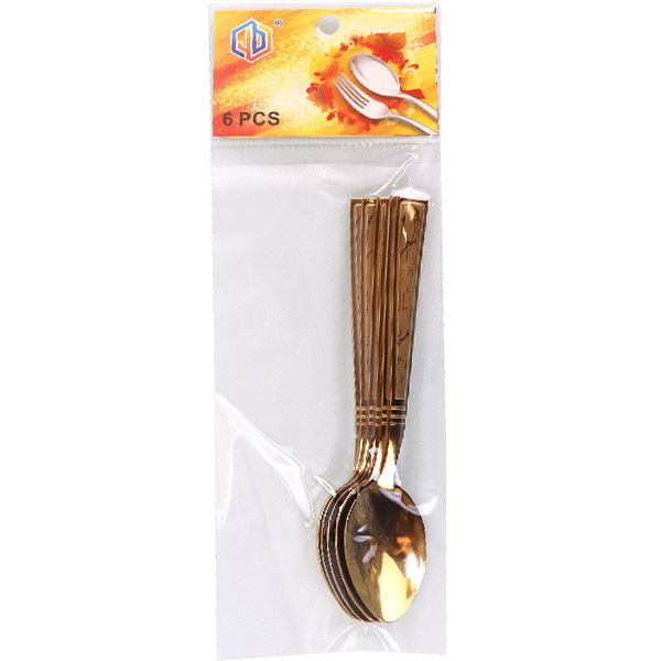 Spoon Set Small Gold 8 Pcs