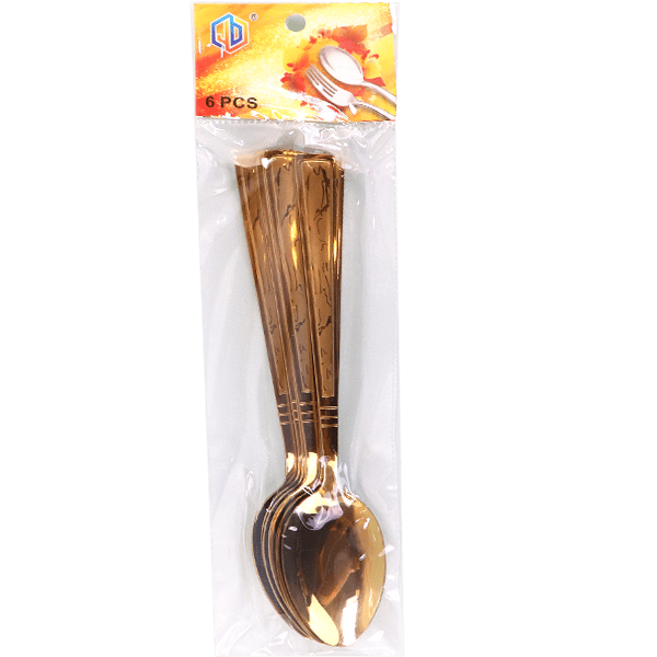 Spoon Set Large Gold 8 Pcs