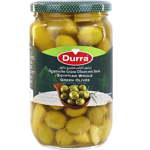 Green Olives Egyptian Durra 650g