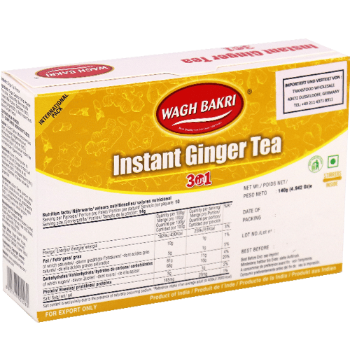 Instant Ginger Tea Wagh Bakri 140g