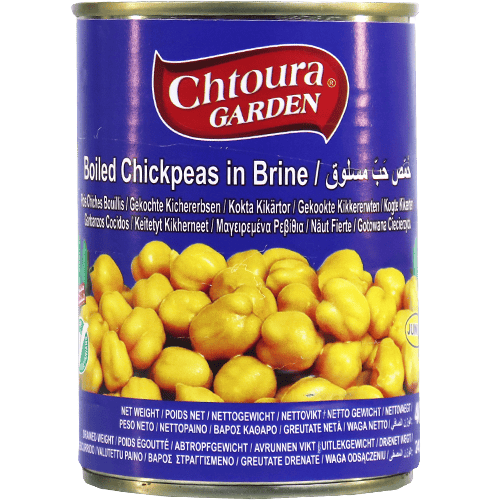 Boiled Chickpeas Chtoura 400g