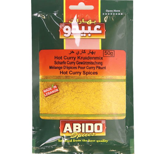 Spices Hot Curry Abido 50g