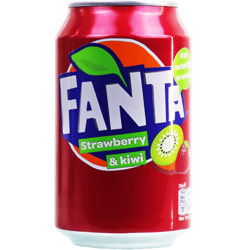 Soft Drink Strawberry & Kiwi Fanta 330ml