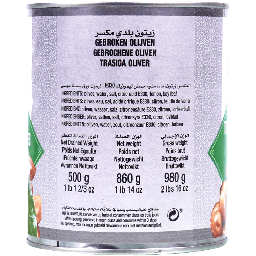 Broken Olives Siof 860g