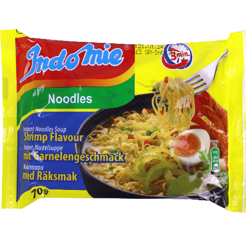 Instant Noodles Shrimp Flavour Indomie 70g
