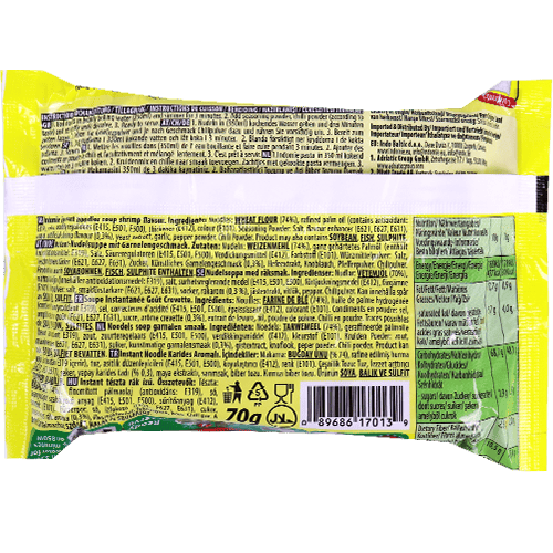 Instant Noodles Shrimp Flavour Indomie 70g