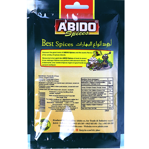 Spices Paprika Sweet Abido 50g