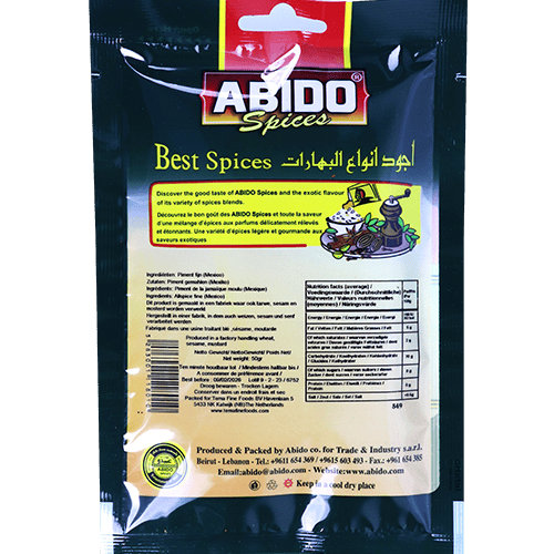 Spices Piment Abido 50g