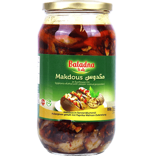 Makdous Stuffed Eggplant Baladna 950g
