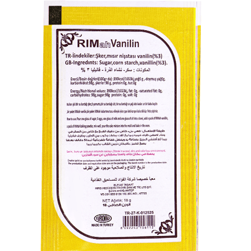 Vanilin Powder Rim 18g