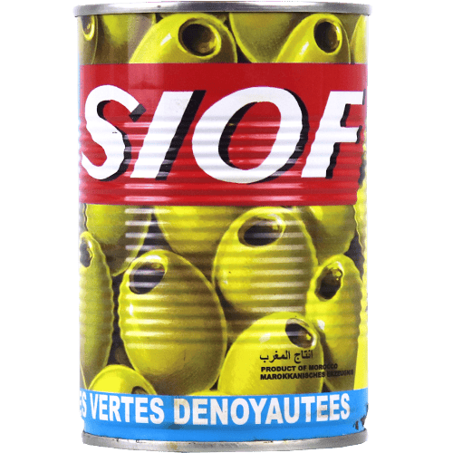 Green Olives Without Pit Siof 420g