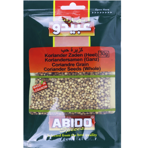 Spices Coriander Seeds Abido 30g