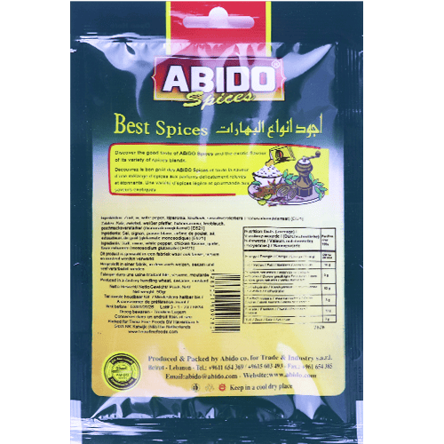 Spices Fajita Abido 50g