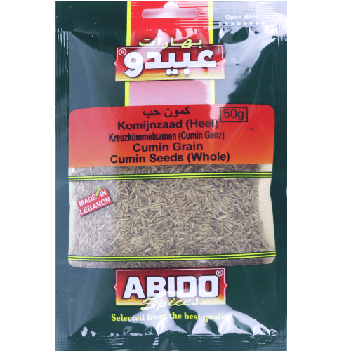 Spices Cumin Seeds Abido 50g