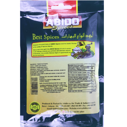 Spices Sumac Whole Abido 50g