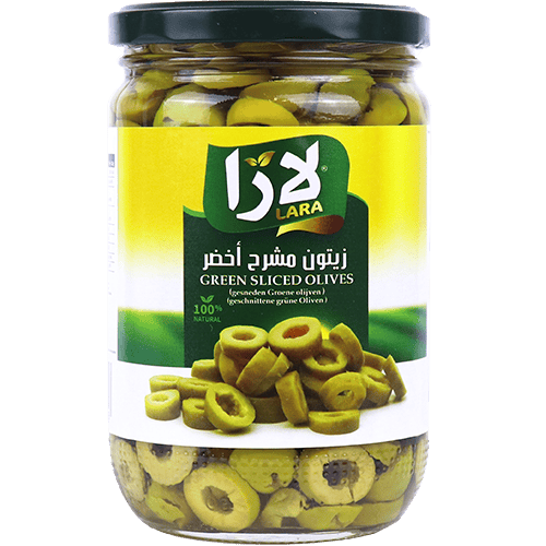 Green Sliced Olives Lara 660g