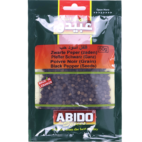 Spices Black Pepper Grain Abido 50g