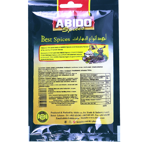 Spices Mansaf Abido 50g