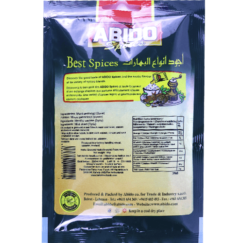 Spices Mint Dried Abido 30g