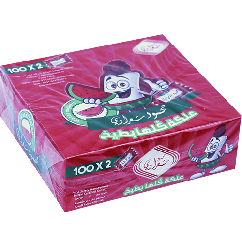 Chewing Gum Watermelon Sharawi 2x100 Pieces