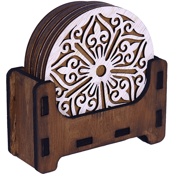 Coasters Wooden 6pcs
